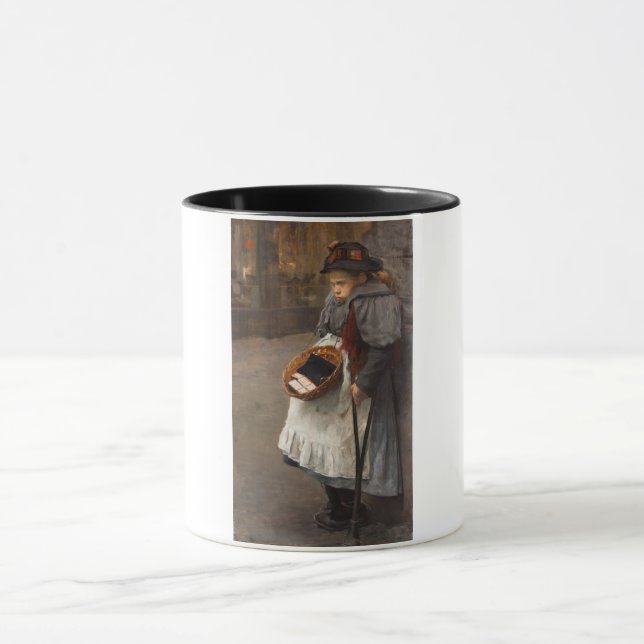 Matchstick Girl Poor Street Urchin Urban Poverty   Mug (Center)