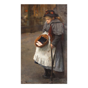 Matchstick Girl Poor Street Urchin Urban Poverty   Photo Print