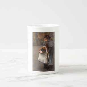 Matchstick Girl Urban Poverty Street Urchin  Bone China Mug