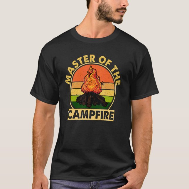 Mater Of The Campfire  Camping T-Shirt (Front)