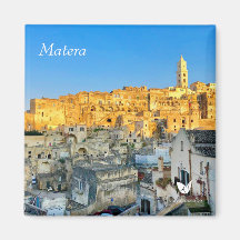 Matera, Italy - fridge magnet by Velvet Escape