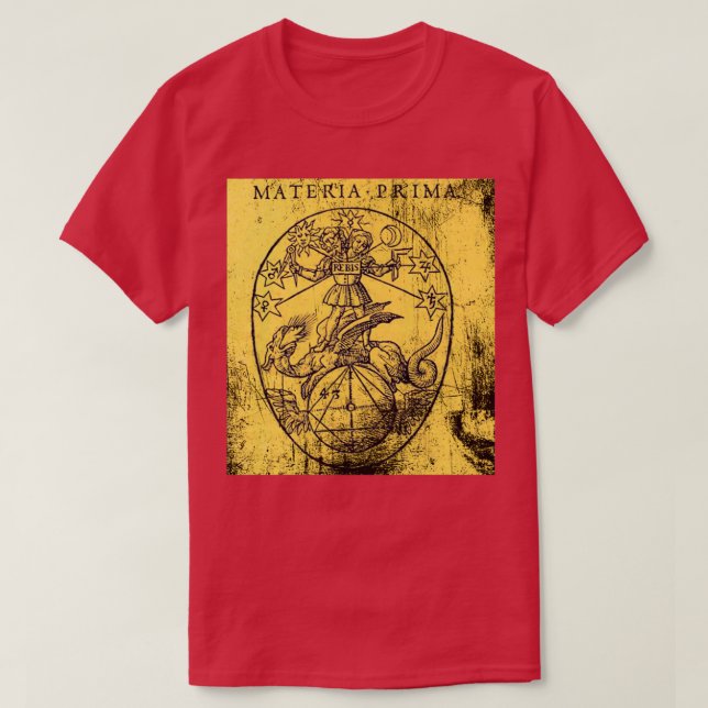 materia prima alchemical symbolic representation T-Shirt (Design Front)