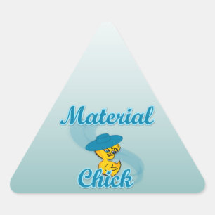 Material Chick #3 Triangle Sticker