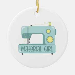 Material Girl Ceramic Tree Decoration