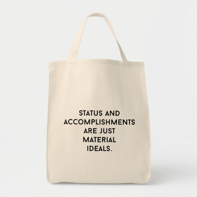 Material Ideals Grocery Tote Bag (Front)