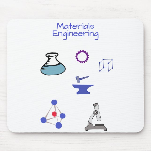 Materials engineer Chemical engineering Mouse Mat (Front)