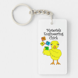 Materials Engineering Chick Key Ring