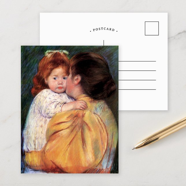 Maternal Kiss | Mary Cassatt Postcard (Creator Uploaded)