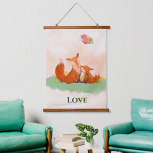 Maternal love  hanging tapestry