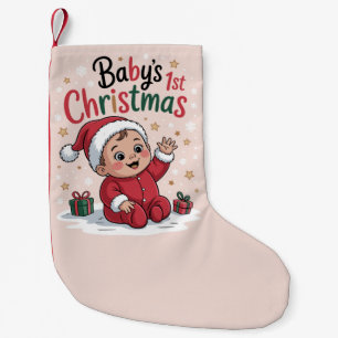 Maternity Baby's 1st Christmas Pregnancy Announce Small Christmas Stocking