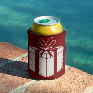 Maternity Belly Present Xmas Pregnancy Announce Can Cooler