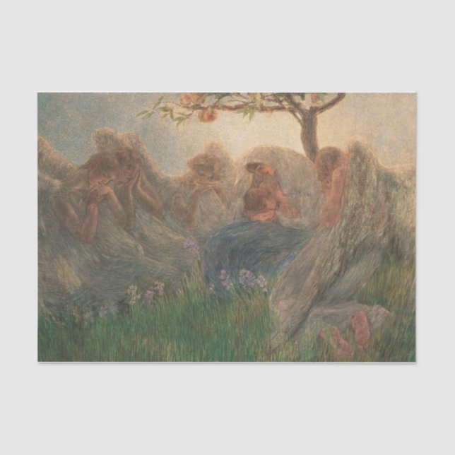 Maternity by Gaetano Previati Tissue Paper (Front)
