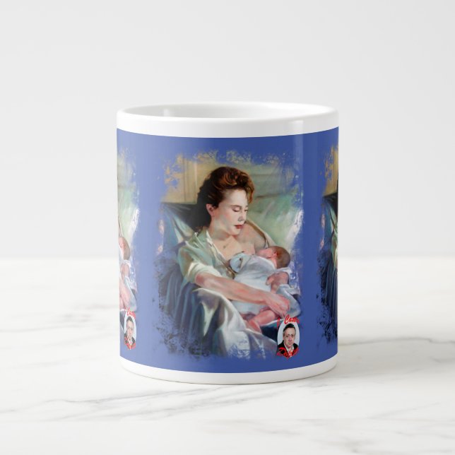 Maternity Large Coffee Mug (Front)