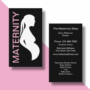 Maternity Shop Modern Business Cards