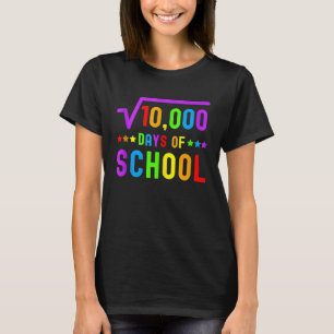 Math 100 Days Of School  Math Teacher 100 Days of  T-Shirt