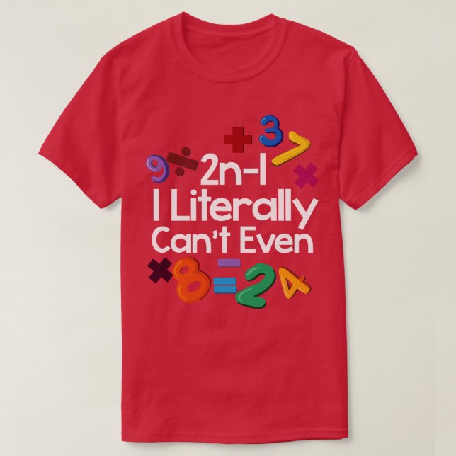 Math 3 T-Shirt (Design Front)