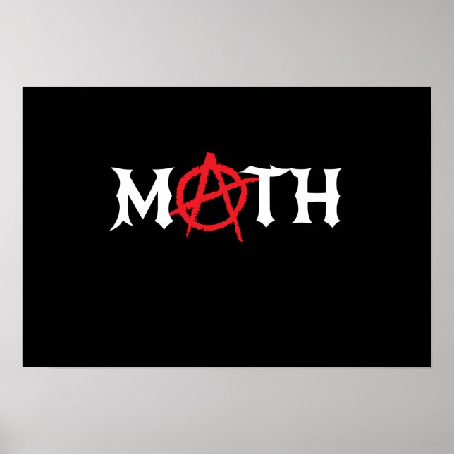 Math Anarchy Poster (Front)
