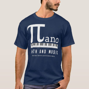 Math and Music Inspired Design T-Shirt