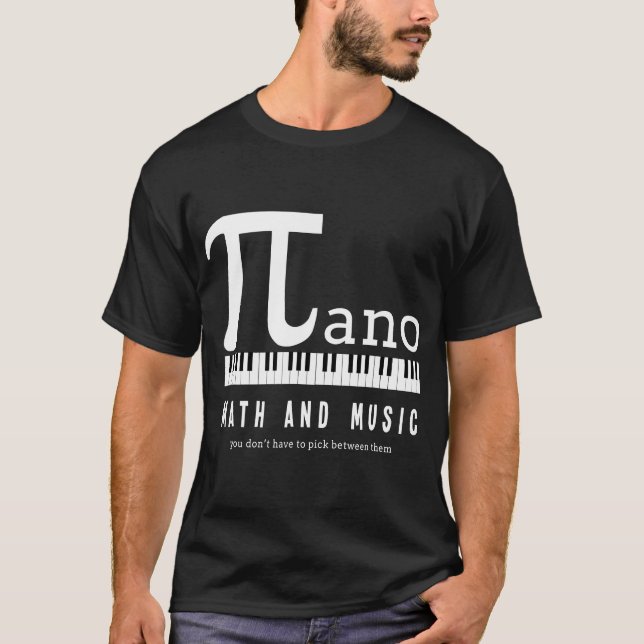Math and Music Inspired T-Shirt (Front)