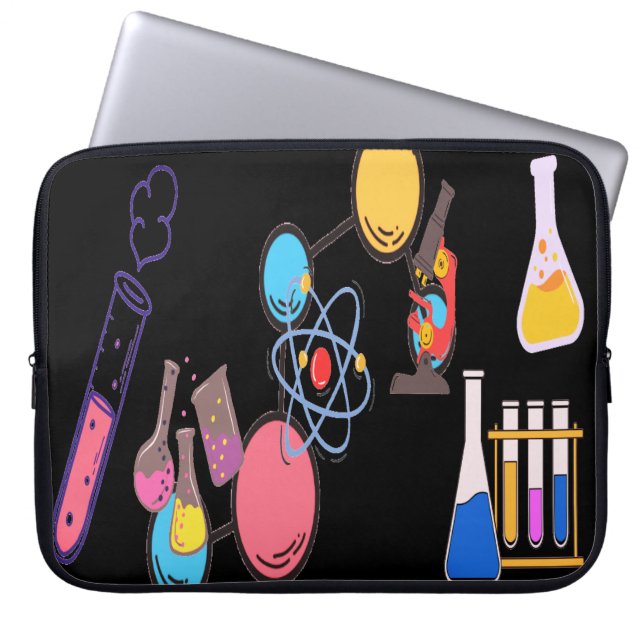 Math And Science Laptop Case For Students (Front)