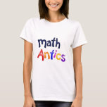 Math Antics Colourful Logo T-shirts<br><div class="desc">Now you can look like the host of Math Antics! And who wouldn't want that?</div>