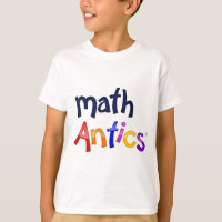 Math Antics Colourful Logo T-shirts