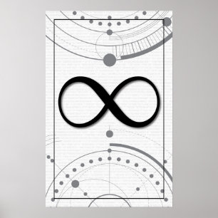 Math Art - Infinity Poster