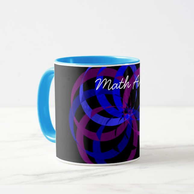 Math Art Ring Coffee Mug (Front Left)