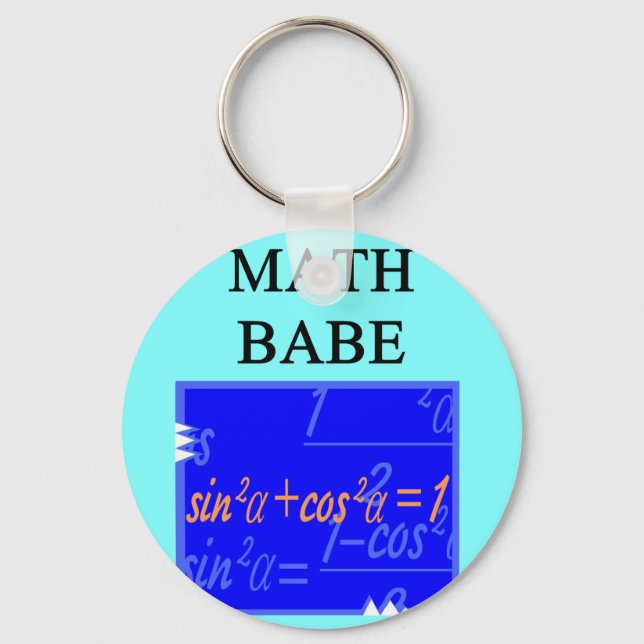 MATH BABE KEY RING (Front)