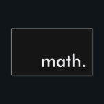 math. business card<br><div class="desc"></div>