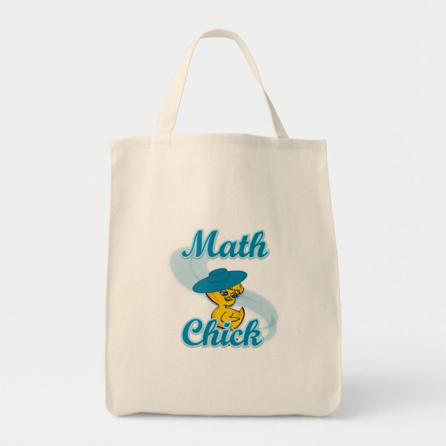 Math Chick #3 Tote Bag (Front)