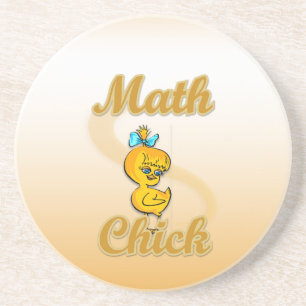 Math Chick Coaster