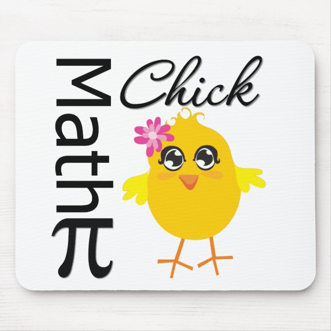 Math Chick Mouse Mat (Front)