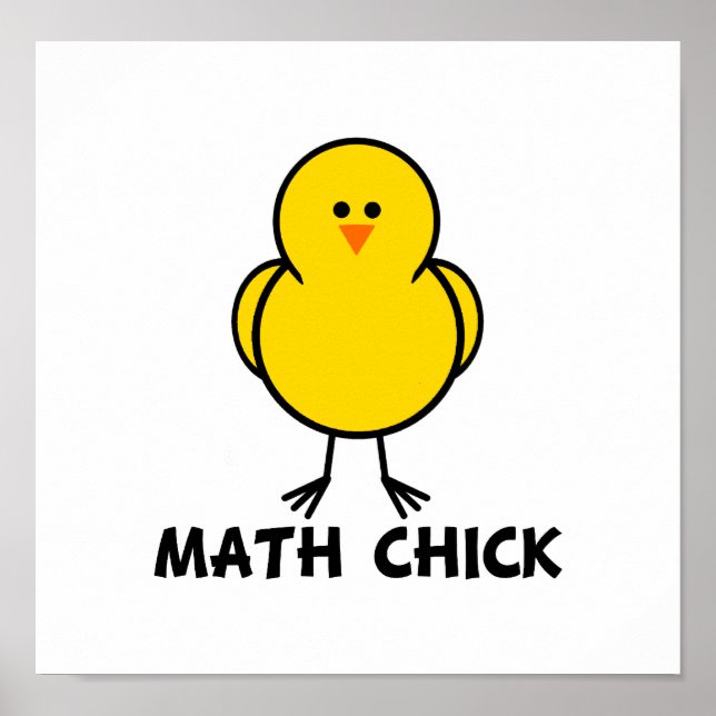 Math Chick Poster (Front)