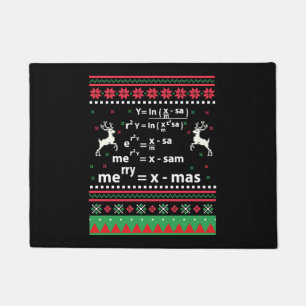 MATH CHRISTMAS DOORMAT