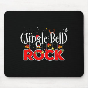 Math Christmas Jingle Bells Rock Math Funny Christ Mouse Mat