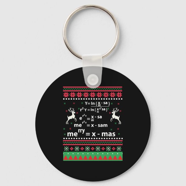 MATH CHRISTMAS KEY RING (Front)
