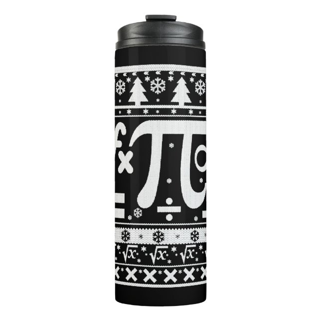 Math Christmas  Thermal Tumbler (Front)
