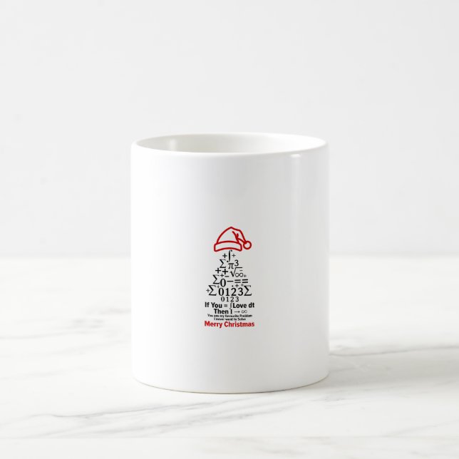 Math Christmas Tree Mug - Love Gift (Center)