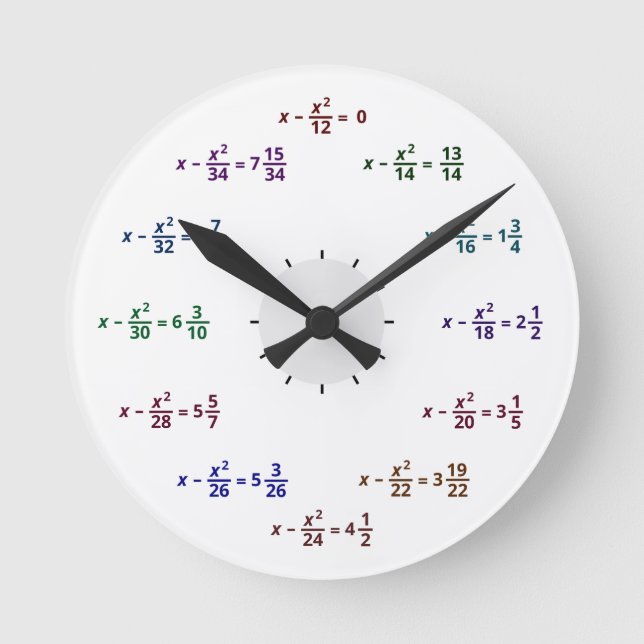 Math Clock (AM-PM) (Front)