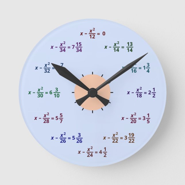 Math Clock (AM-PM) (Front)