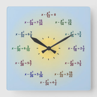 Math Clock (AM-PM)