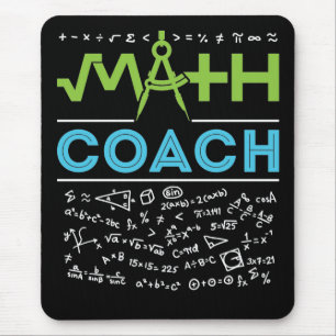 Math Coach Mathematics Tutor Mouse Mat