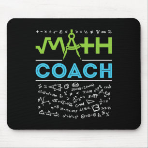 Math Coach Teacher Appreciation Back to School Mouse Mat