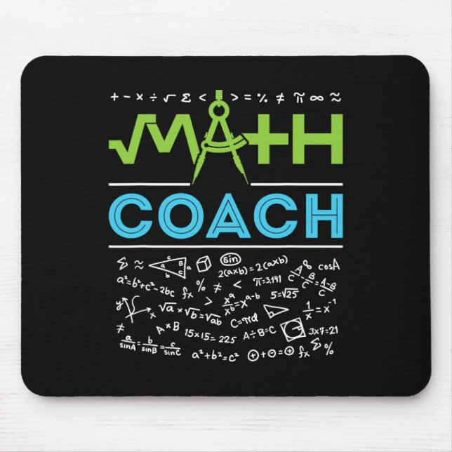 Math Coach Teacher Appreciation Ck To School  Mouse Mat (Front)