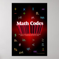 Math Codes Poster