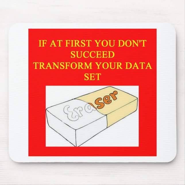 math data set mouse mat (Front)