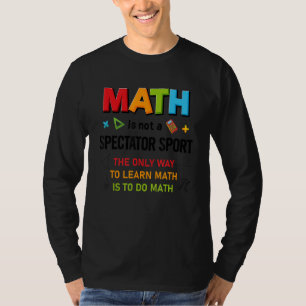 Math Day Calculator Number Learning Math Outfit Ed T-Shirt