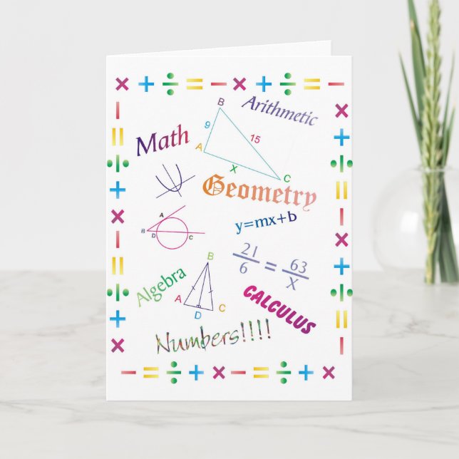 Math Design Card (Front)