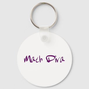 Math Diva Key Ring